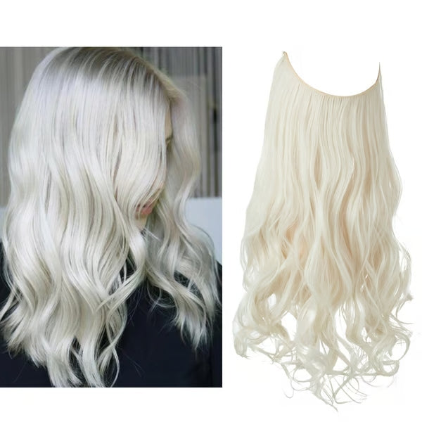 20Sec Hair Magic! Invisible 100% Gray Coverage! U-Part Wig Undetectable Glueless Wiglet for Thin Hair
