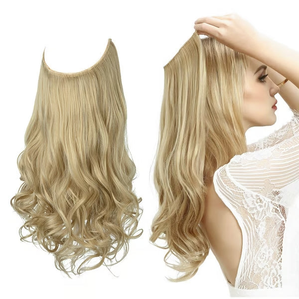 20Sec Hair Magic! Invisible 100% Gray Coverage! U-Part Wig Undetectable Glueless Wiglet for Thin Hair