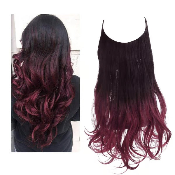 20Sec Hair Magic! Invisible 100% Gray Coverage! U-Part Wig Undetectable Glueless Wiglet for Thin Hair