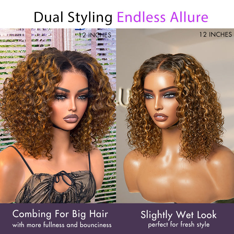 Cross-Border Women'S European And American African Small Rolls Wigs Fashionable Short Curl Front Lace Wigs Chemical Fiber Full Head Cover