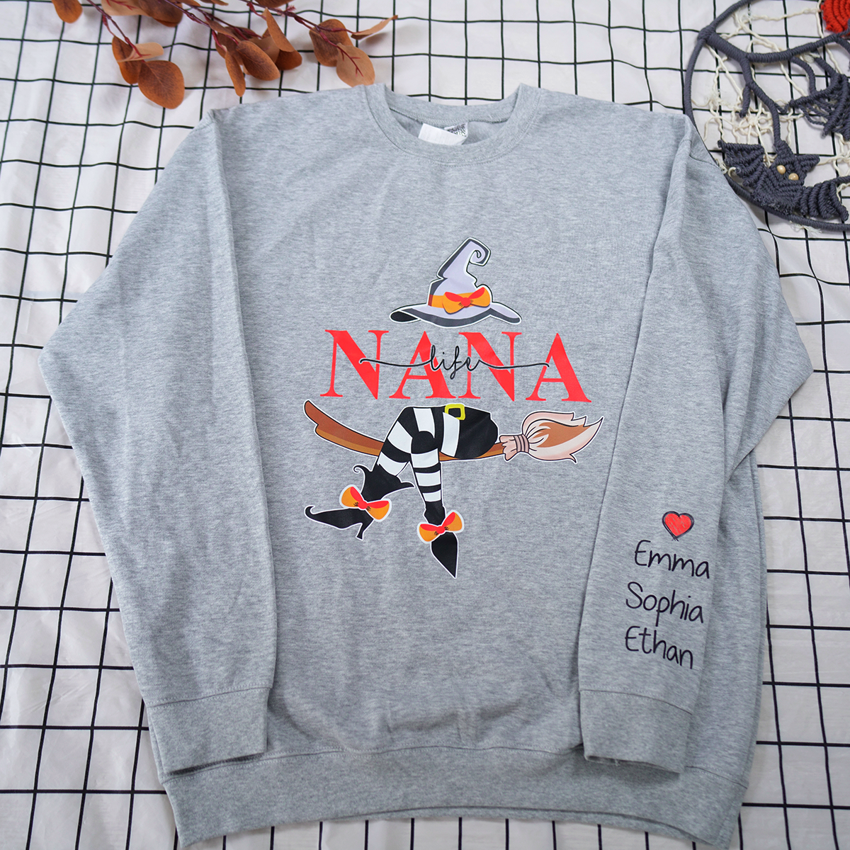 🎃 "Proud Witch Vibes" Custom Halloween Sweatshirt 👻✨ Unleash your inner witch—no matter your age!