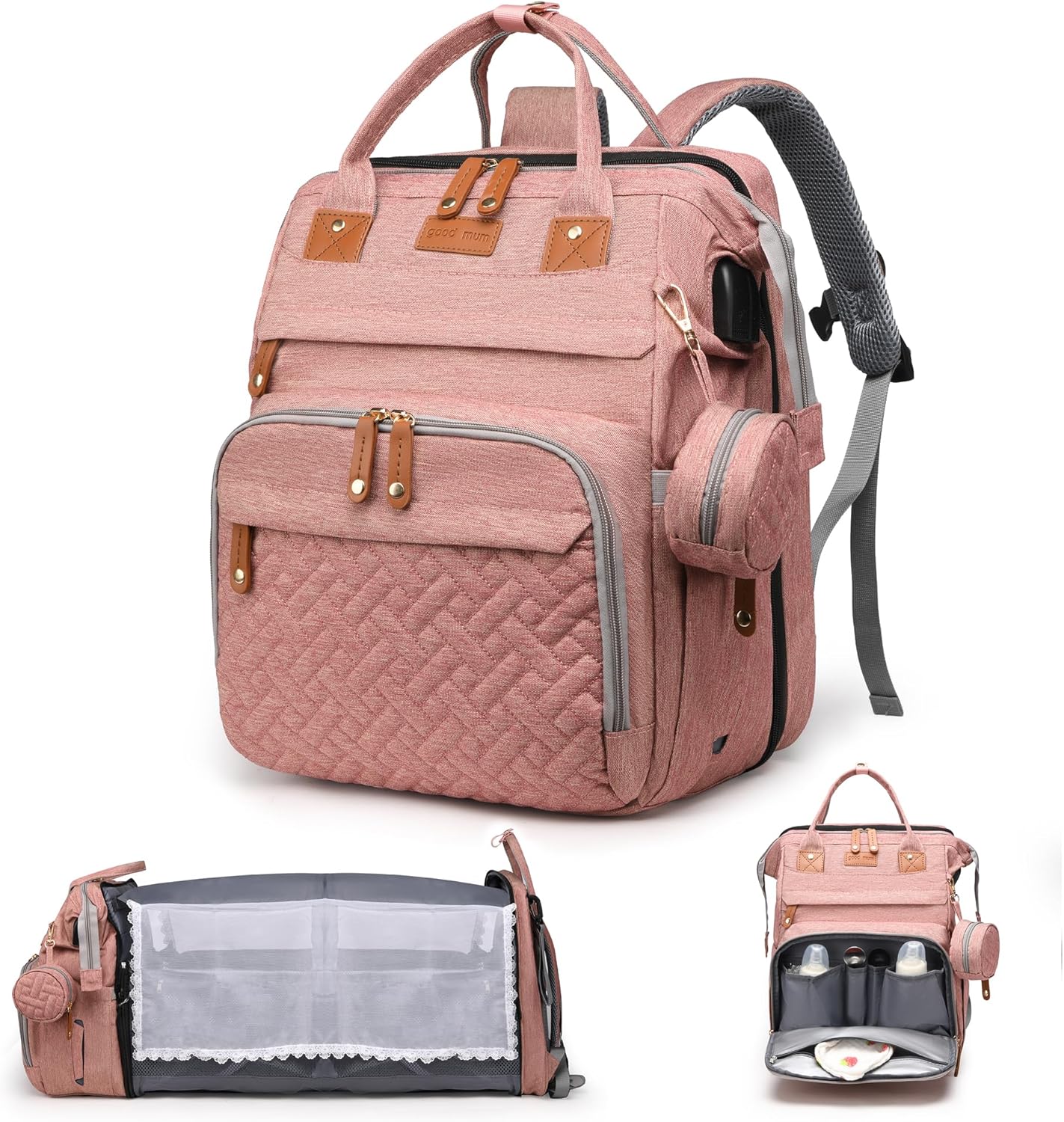 🎒 Diaper Bag Backpack with Changing Station – Smart, Stylish & Built to Last