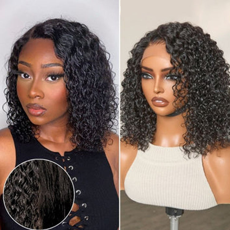 Cross-Border Women'S European And American African Small Rolls Wigs Fashionable Short Curl Front Lace Wigs Chemical Fiber Full Head Cover