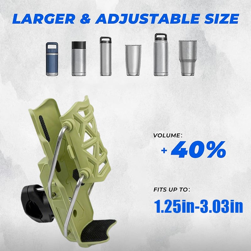 🚴♀️1-Sec Install Bike Water Bottle Holder |🔥 360° Rotation Bike Cup Holder - Fits ALL Bikes,  Motorcycle, Stroller & More!