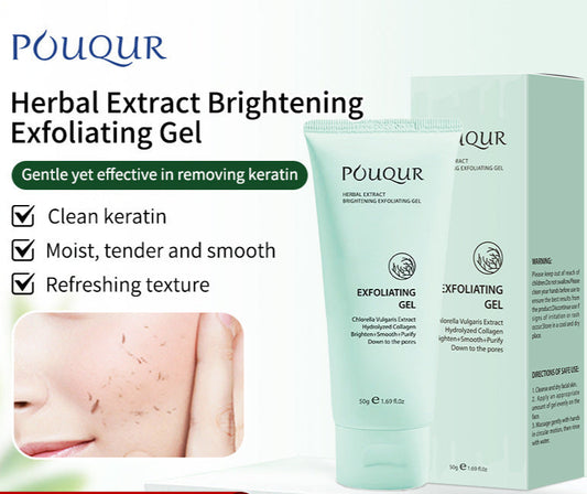 Cross-Border Hot Herbal Exfoliating Gel Exfoliating Gel Body Facial Dead Skin Cleansing Gel
