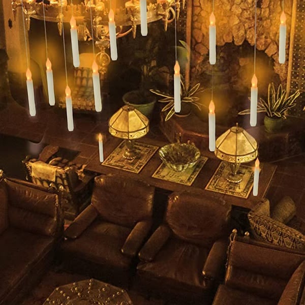 🕯️✨ 12-Pack Magic Wand Remote Candles + Wireless Wand | Amazon's Choice 🎃 🕯️✨The Most ENCHANTING Halloween Decor! ✨🕯️