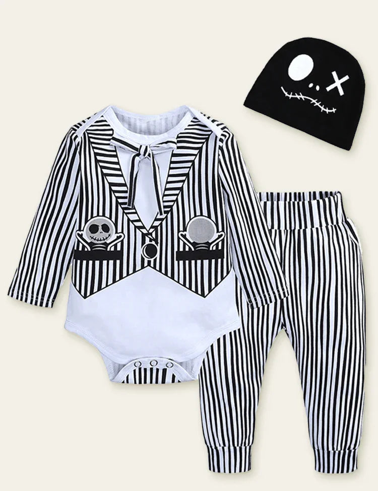 Halloween Monster Printed Romper