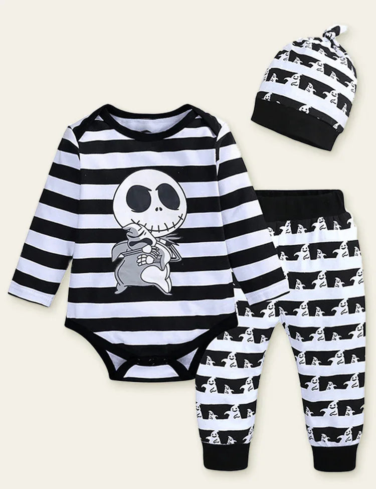 Halloween Monster Printed Romper