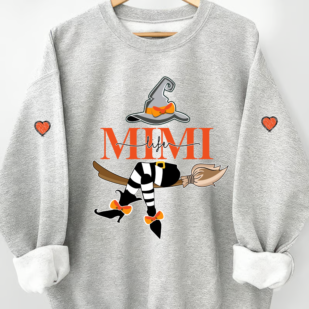 🎃 "Proud Witch Vibes" Custom Halloween Sweatshirt 👻✨ Unleash your inner witch—no matter your age!