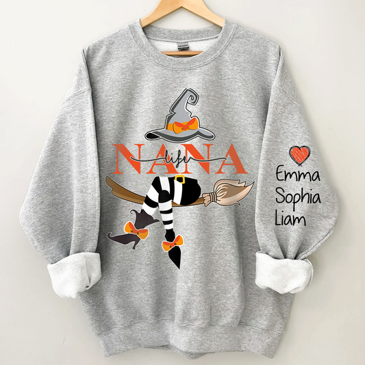 🎃 "Proud Witch Vibes" Custom Halloween Sweatshirt 👻✨ Unleash your inner witch—no matter your age!