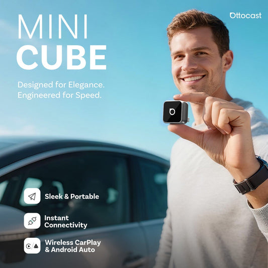 🚗Mini 3.0 Ultra Cube wireless CarPlay Android Auto Adapter